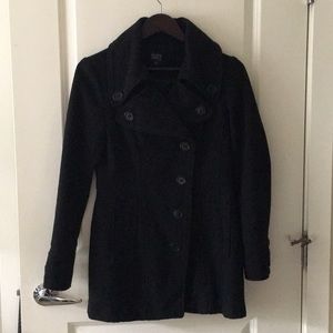 Suzy Shier Peacoat in Black